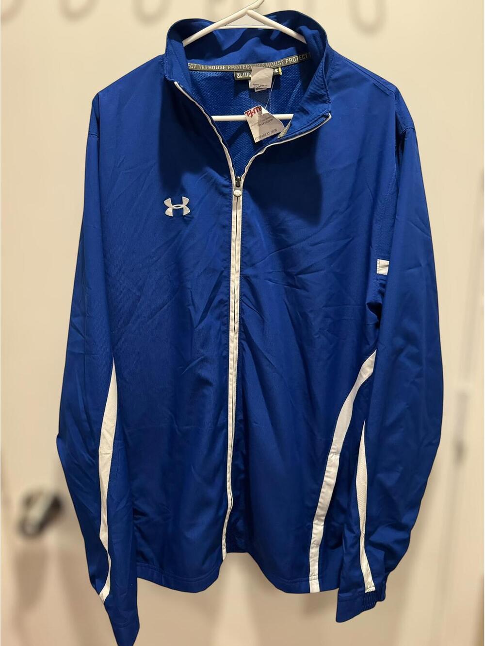 Under Armour Men's Blue Full-Zip Lightweight Jacket XL
